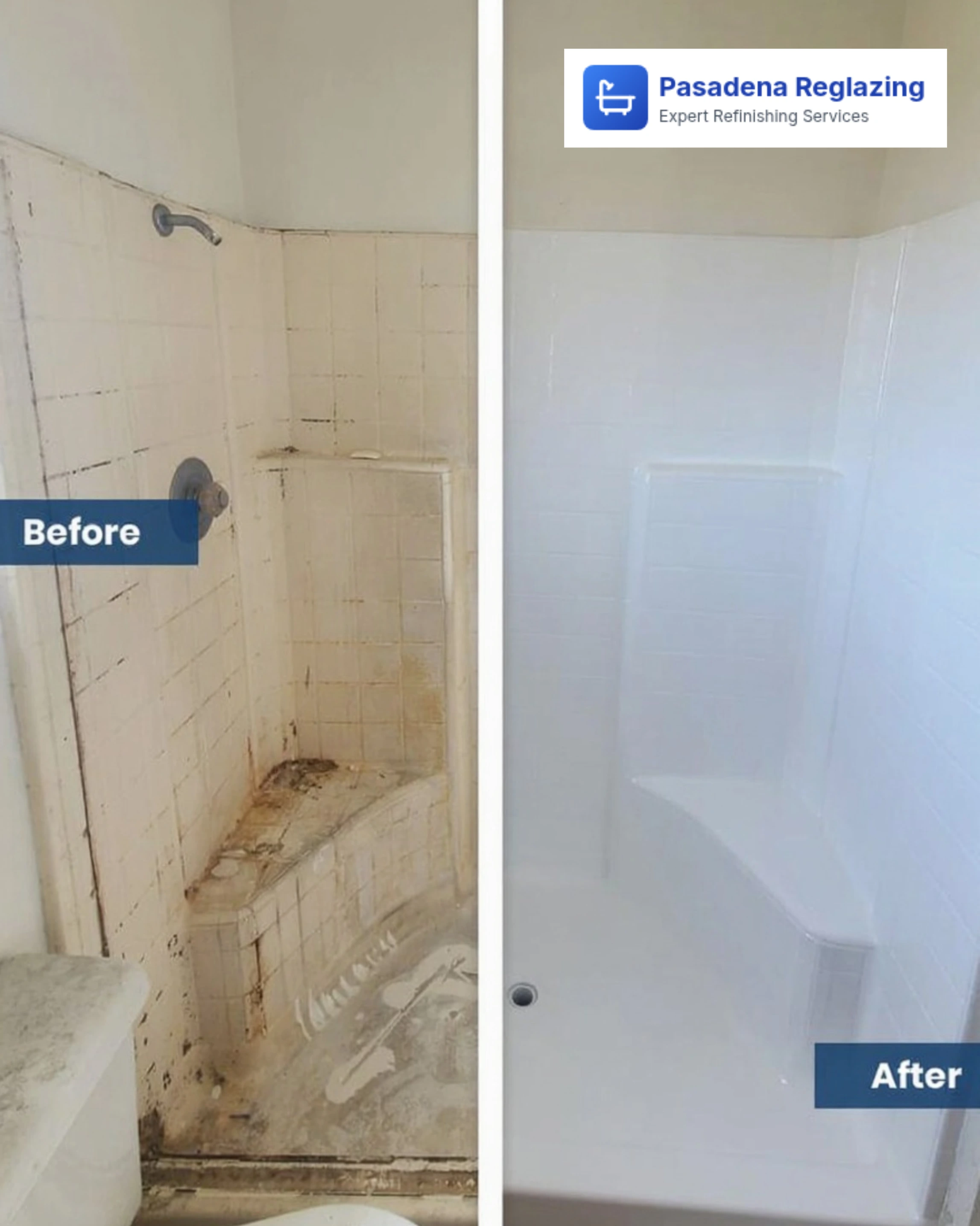 Bathtub reglazing process in Pasadena