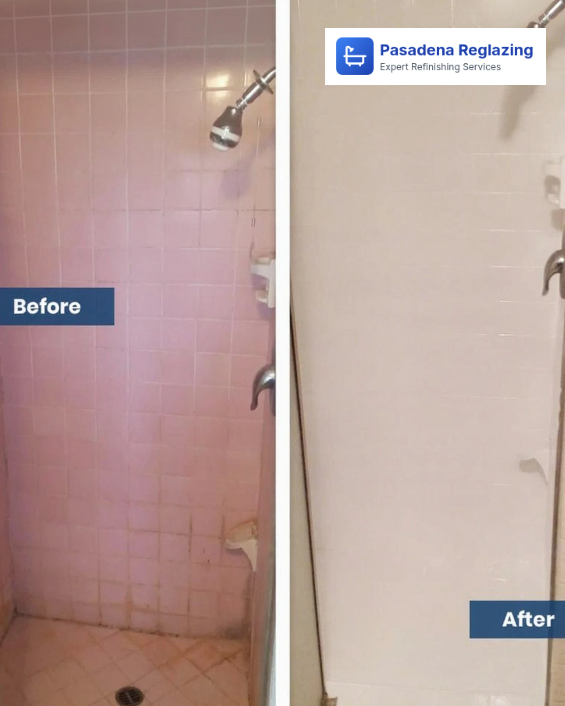 Tub chip repair detail